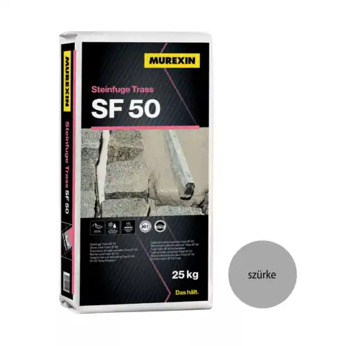 Murexin SF50 Trass Kőfugázó Szürke